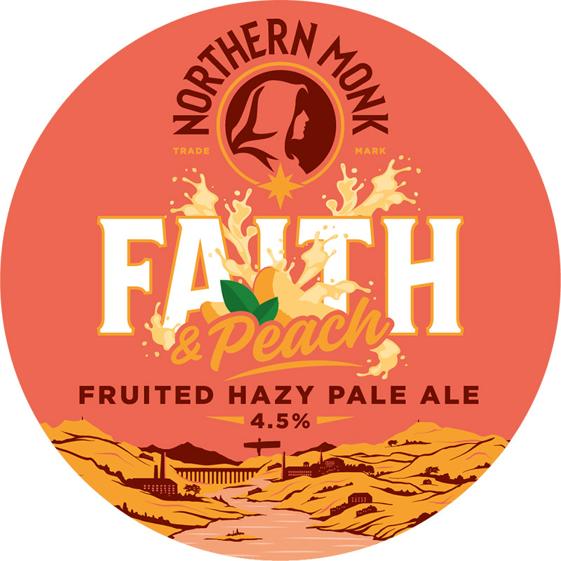 Northern Monk Faith In Peach Fruited Hazy Pale Ale 30L Keg