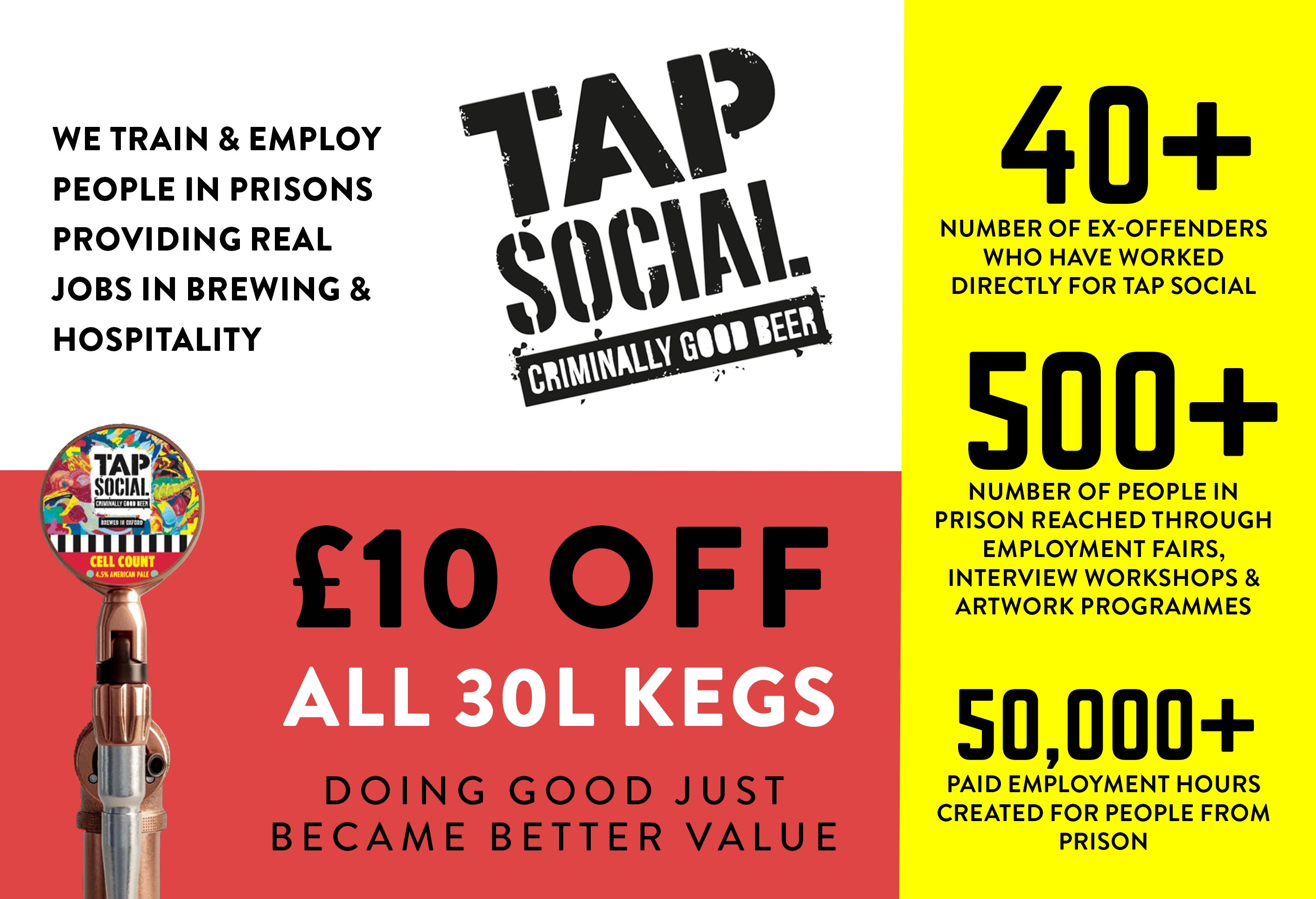 TAP SOCIAL £10 DISOUNT