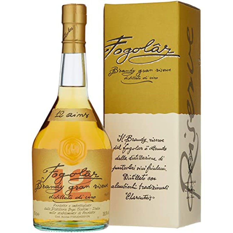 Tosolini Fogolar Riserva 12 Year Old Brandy