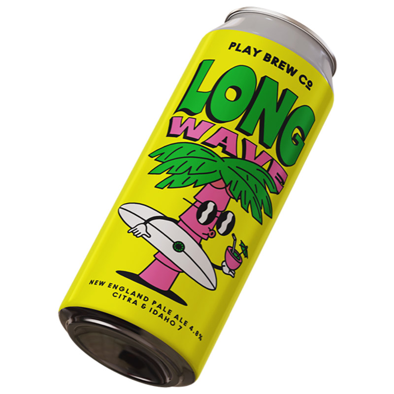 PLAY LONG WAVE NEW ENGLAND PALE ALE Cans