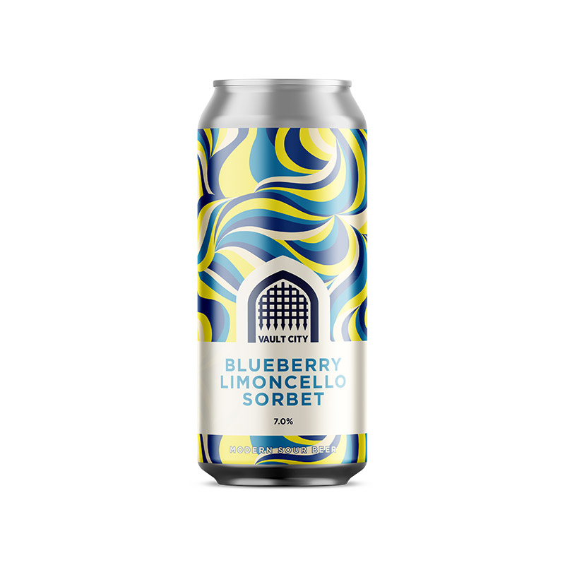 Vault City Blueberry Limoncello Sorbet 440ml Cans