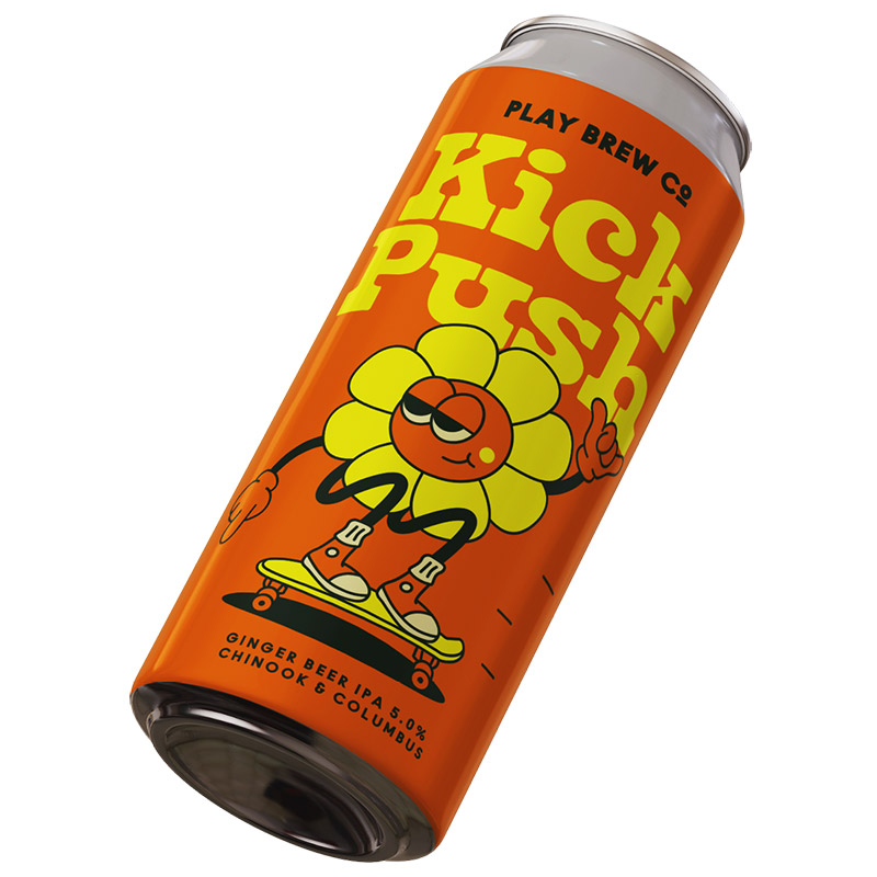 Play Kick Push - Ginger IPA 440ml Cans