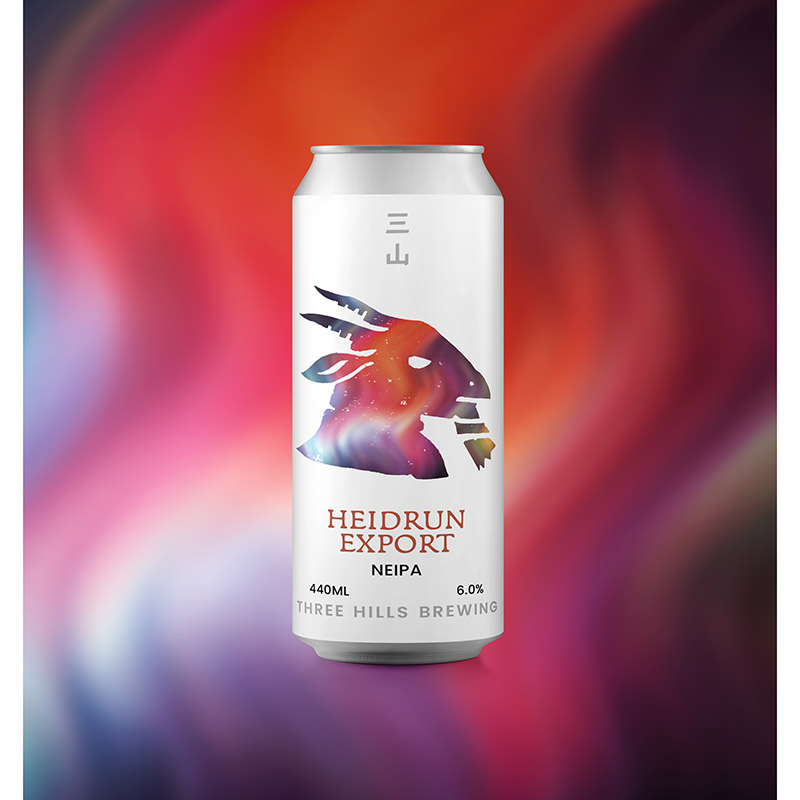 THREE HILLS EXPORT HAZY NEIPA 440ML CANS