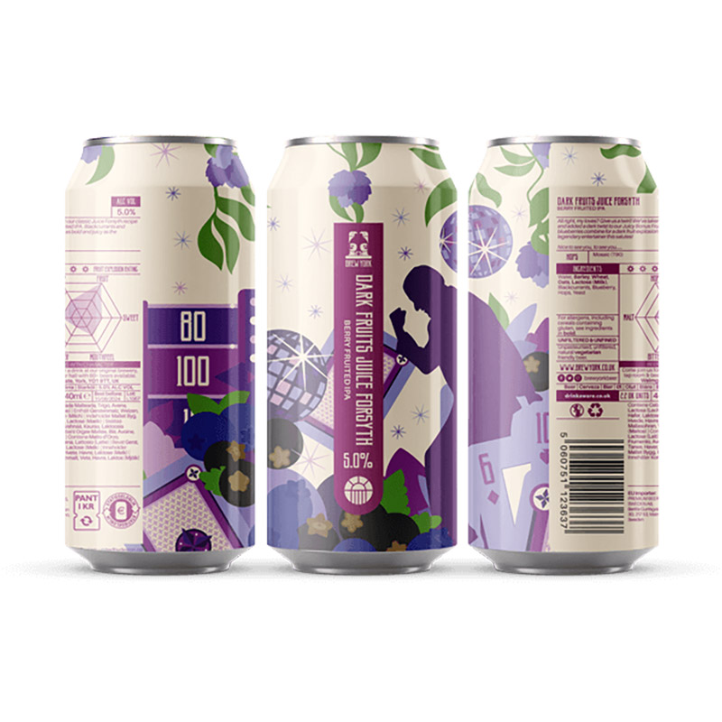 Brew York Dark Fruits Juice Forsyth Cans