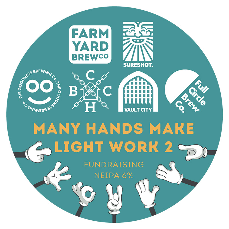 Farm Yard Many Hands Make Light Work NEIPA 30L Keg