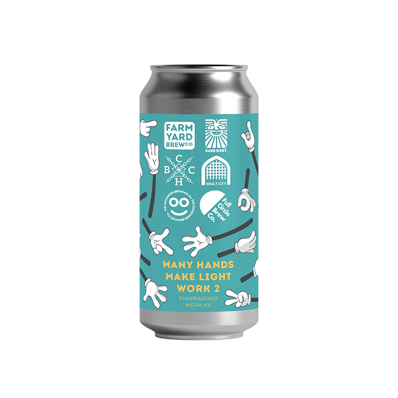 Farm Yard Many Hands Make Light Work NEIPA 440ml Cans