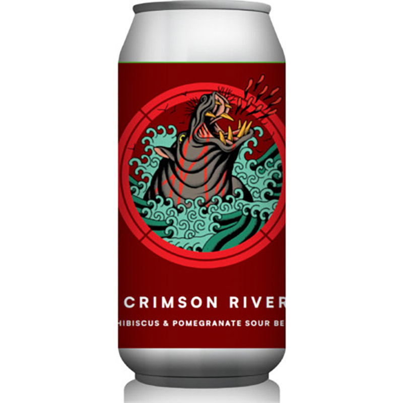 Otherworld Crimson River Hibiscus and Pomegranate Sour 440ml Cans