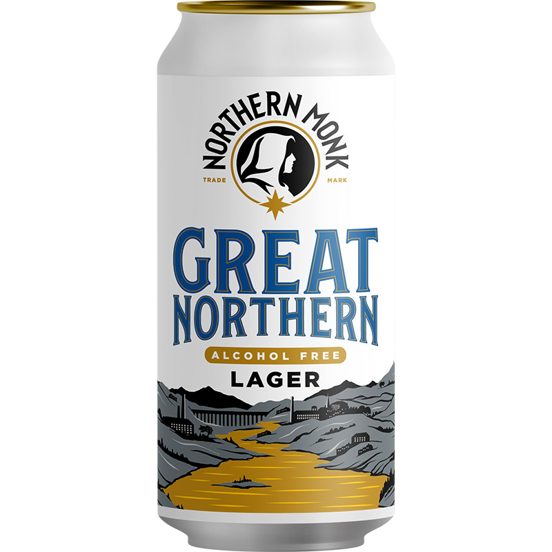 Northern Monk Great Northern Alcohol Free Lager 440ml Cans - Inn Express...