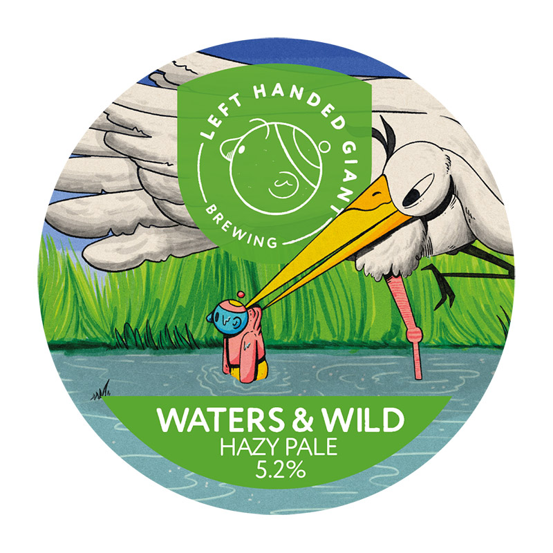 Left Handed Giant Waters and Wild Hazy Pale Ale 30L Keg