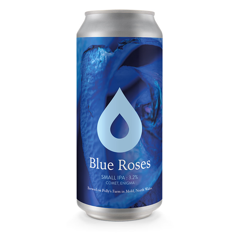 Pollys  Blue Roses Small IPA 440ml Cans