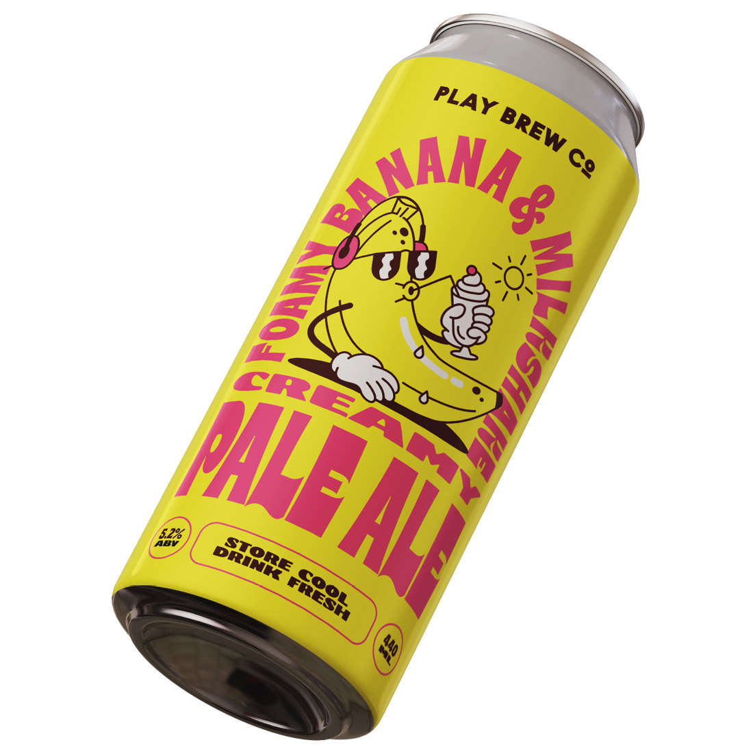 Play Foamy Banana Pale Ale Cans