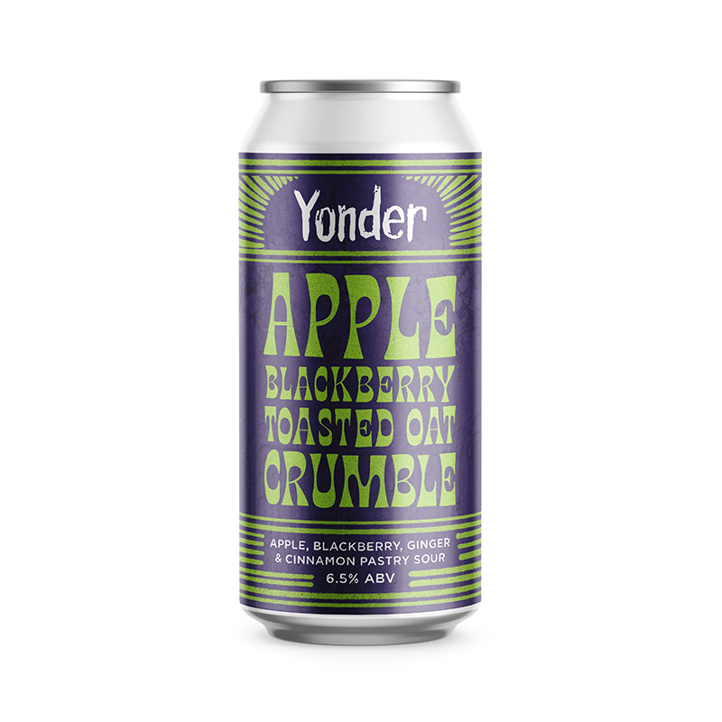 Yonder Apple Blackberry and Toasted Oat Crumble Pastry Sour Cans