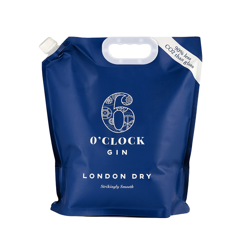 6 O'clock London Dry Gin 5L Refill Pouch