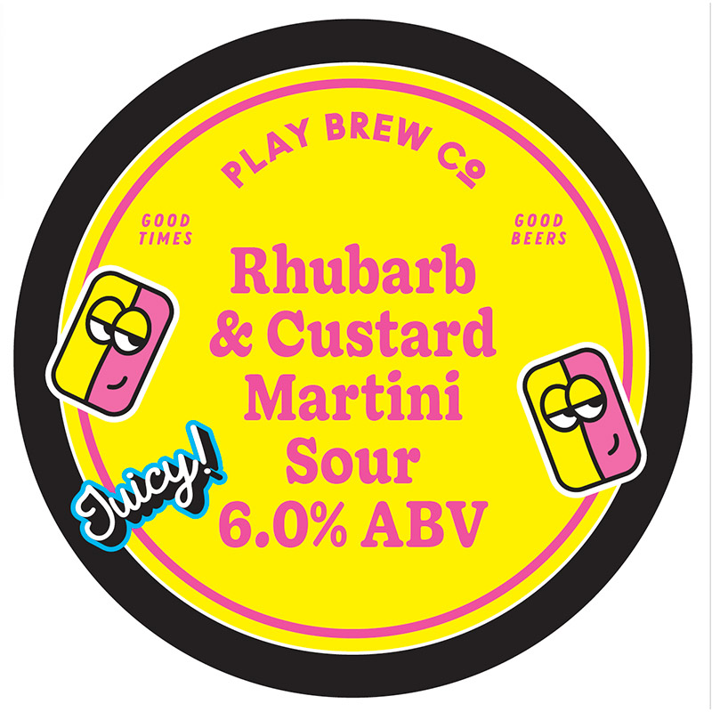 Play Rhubarb & Custard Martini Sour 30L Keg