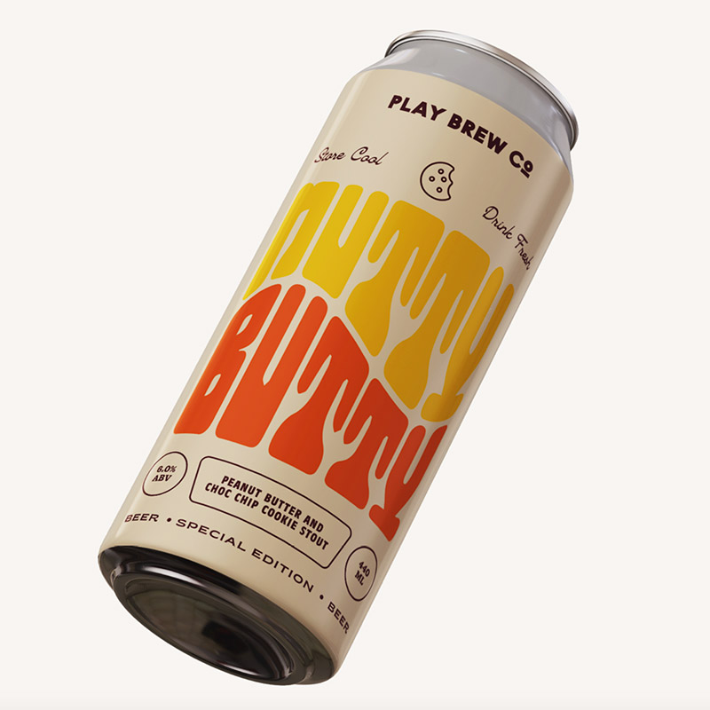 Play Peanut Butter & Chocolate Chip Milk Stout 440Ml Cans