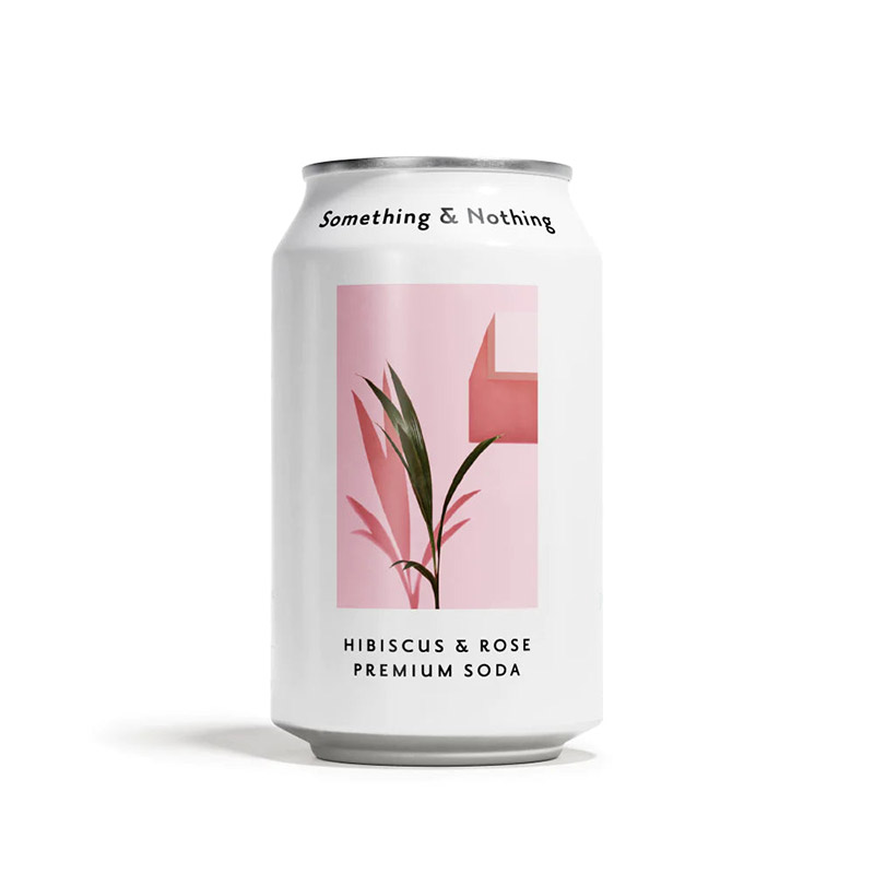 Something and Nothing Hibiscus and Rose Seltzer 330ml Cans