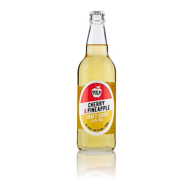 Pulp Cherry and Pineapple Cider 500ml Bottles