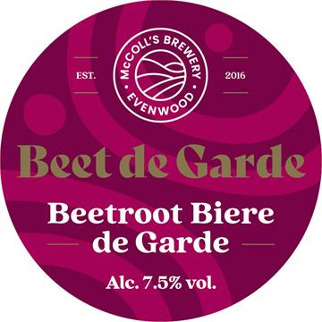 McColls Beet de Garde Beetroot Biere de Garde 20L Keg