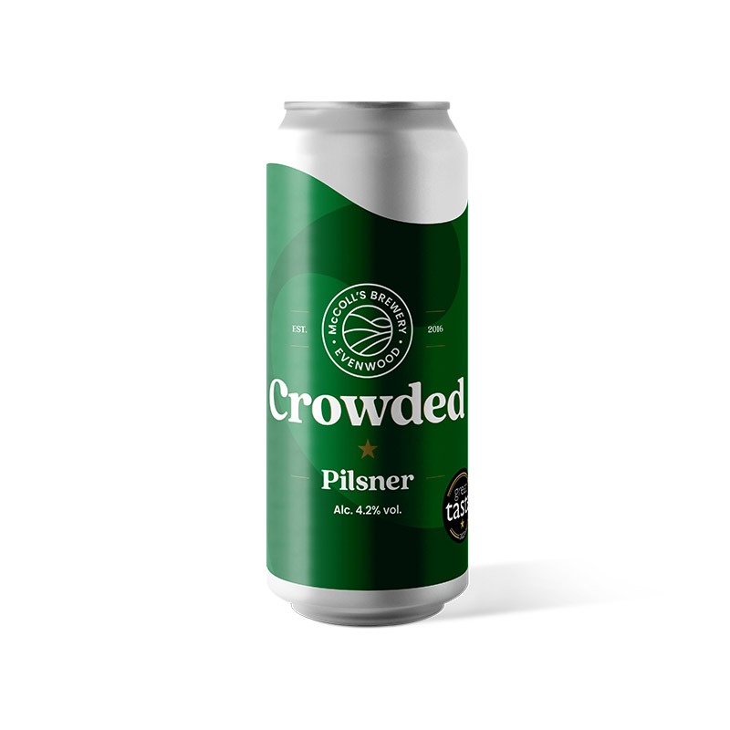 McColls Crowded Pilsner Cans