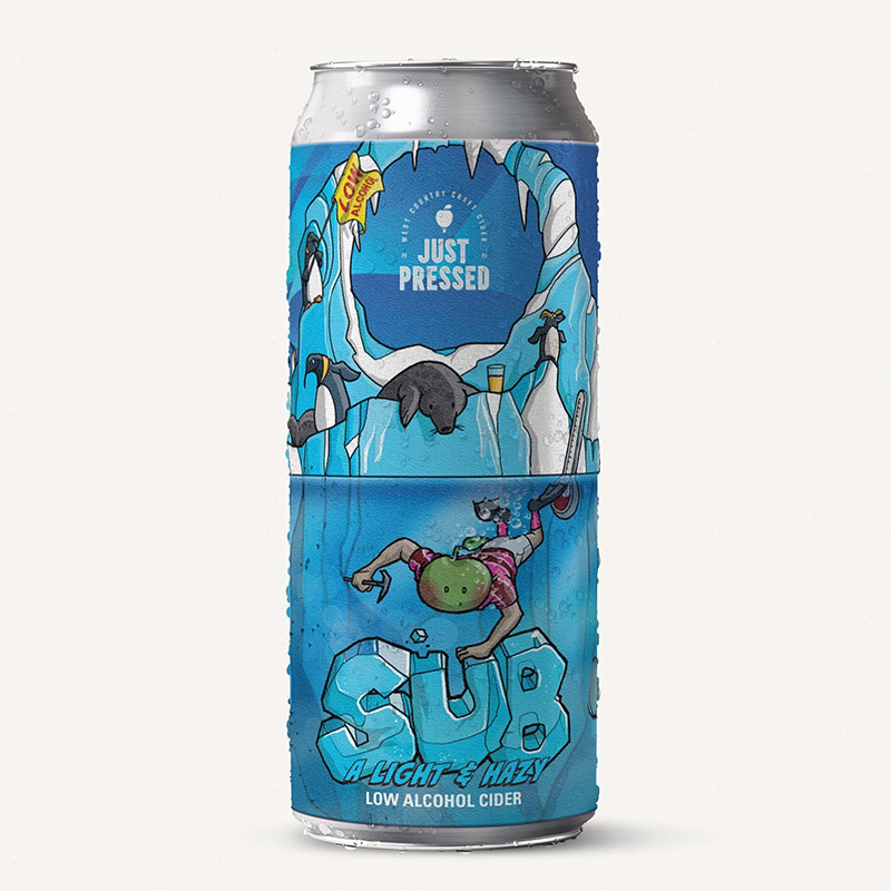 Just Pressed Sub Cider 440ml Cans