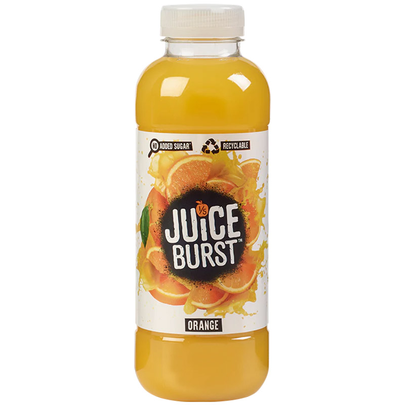 Juice Burst Orange 400ml Plastic Bottles