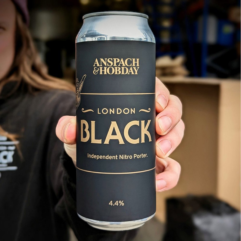 Anspach and Hobday London Black 470ml Cans