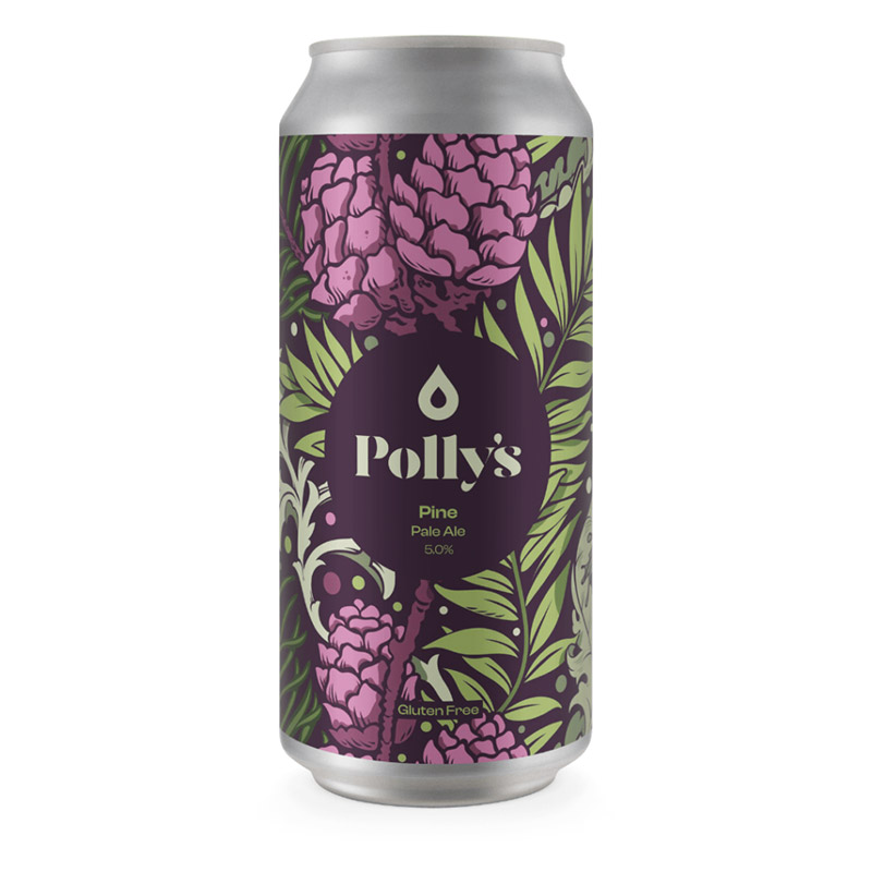 Polly's Pine Gluten Free Pale Ale Cans