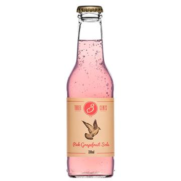 Three Cents Pink Grapefruit Soda