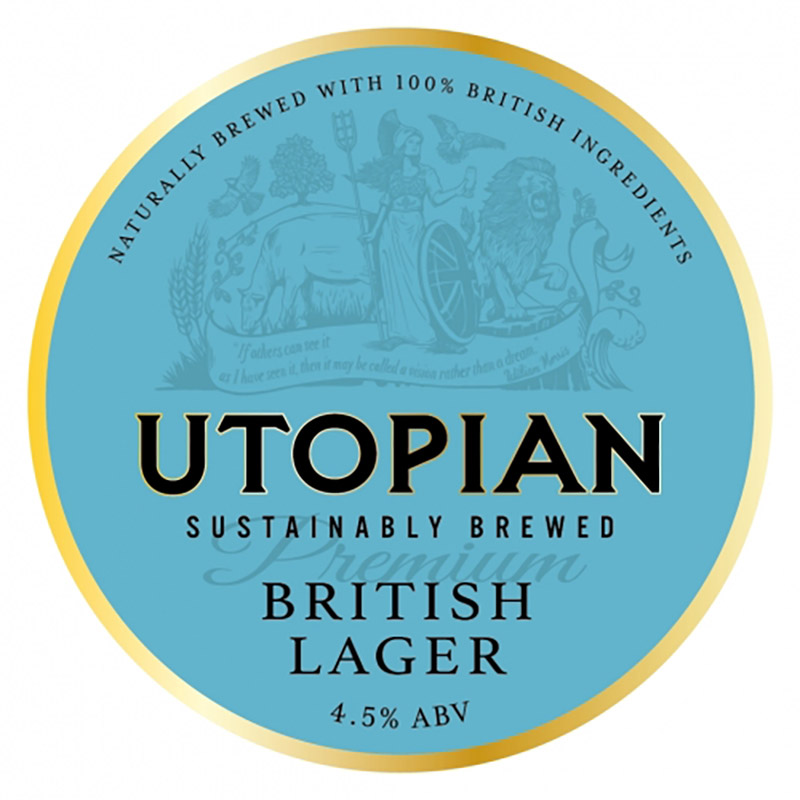 Utopian Premium British Lager 30L Keg