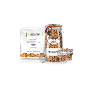Filberts Salt Pepper Cashew Nuts 1.5kg Bag