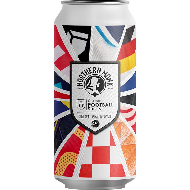 Northern Monk X Classic Football Shirts Hazy Pale Ale Cans