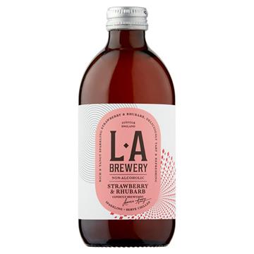 LA Brewery Strawberry and Rhubarb Kombucha 330ml