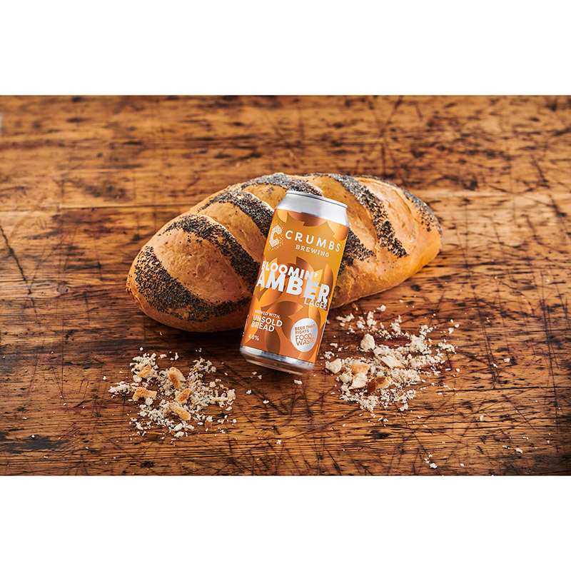 Crumbs Brewing Bloomin' Amber Lager Cans