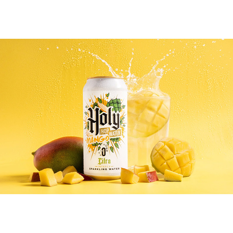 Northern Monk Holy Hop Water Citra & Mango Infused Sparkling Water Cans