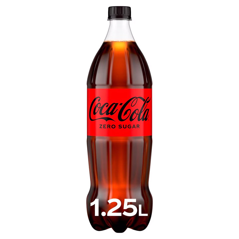 Coca-Cola Zero 1.25L PET Bottles x 12