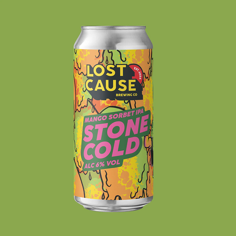 Lost Cause Stone Cold Mango Sorbet IPA Cans