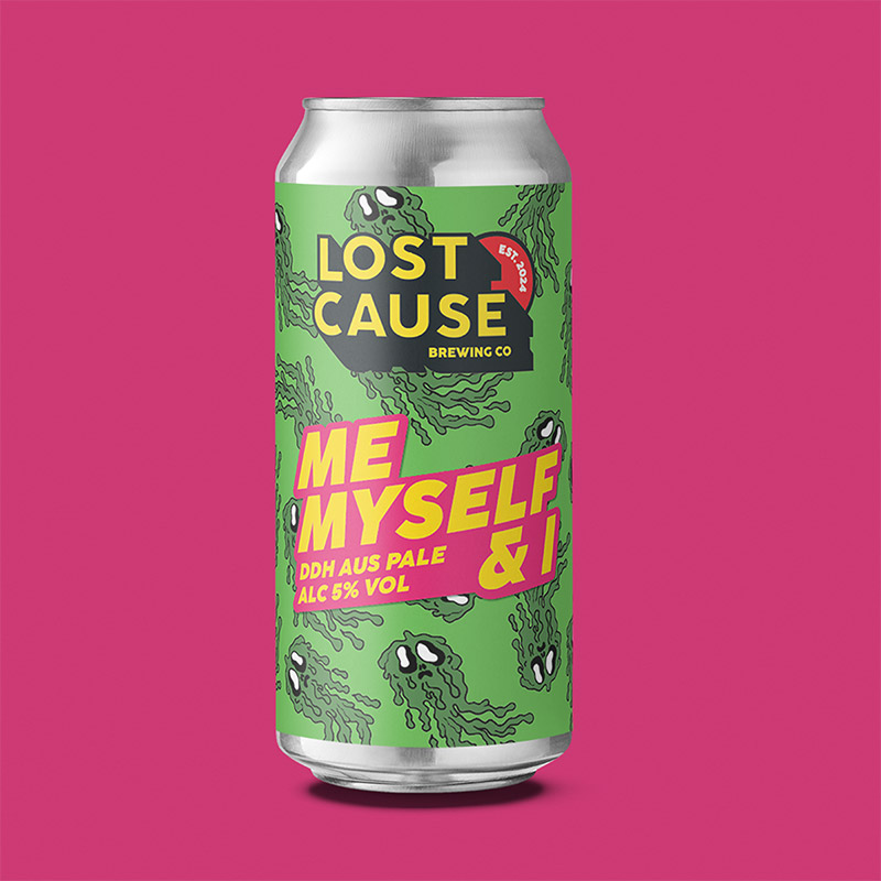 Lost Cause Me Myself And I DDH Aussie Pale Ale Edition Cans