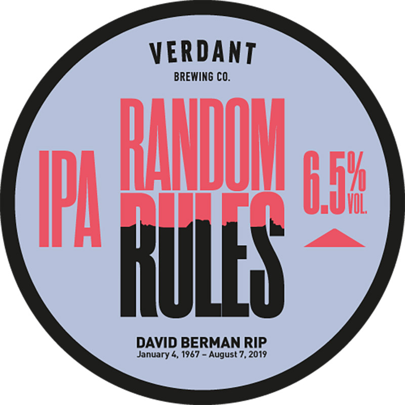 Verdant Random Rules IPA 30L Keg