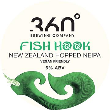 360 Degree Brewing Fish Hook NEIPA Keg