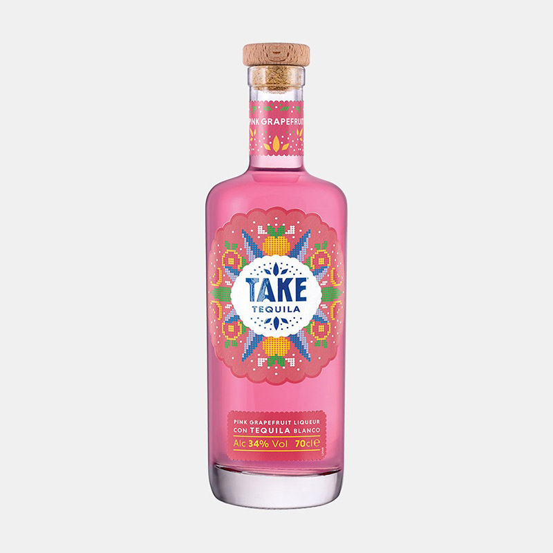 Take Pink Grapefruit Tequila Liqueur