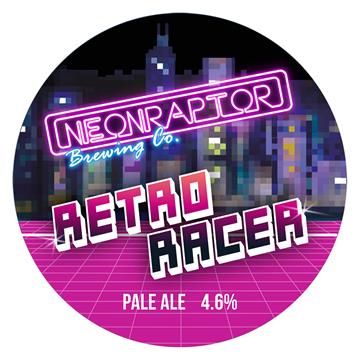Neon Raptor Retro Racer Juicy Pale Ale Keg