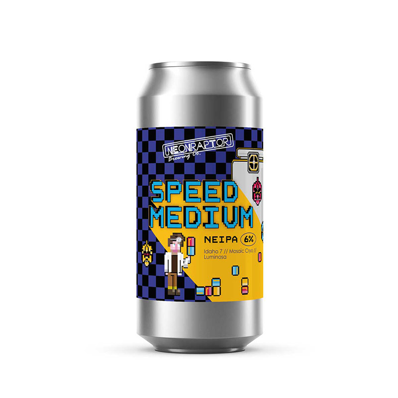 Neon Raptor Speed Medium NEIPA Cans