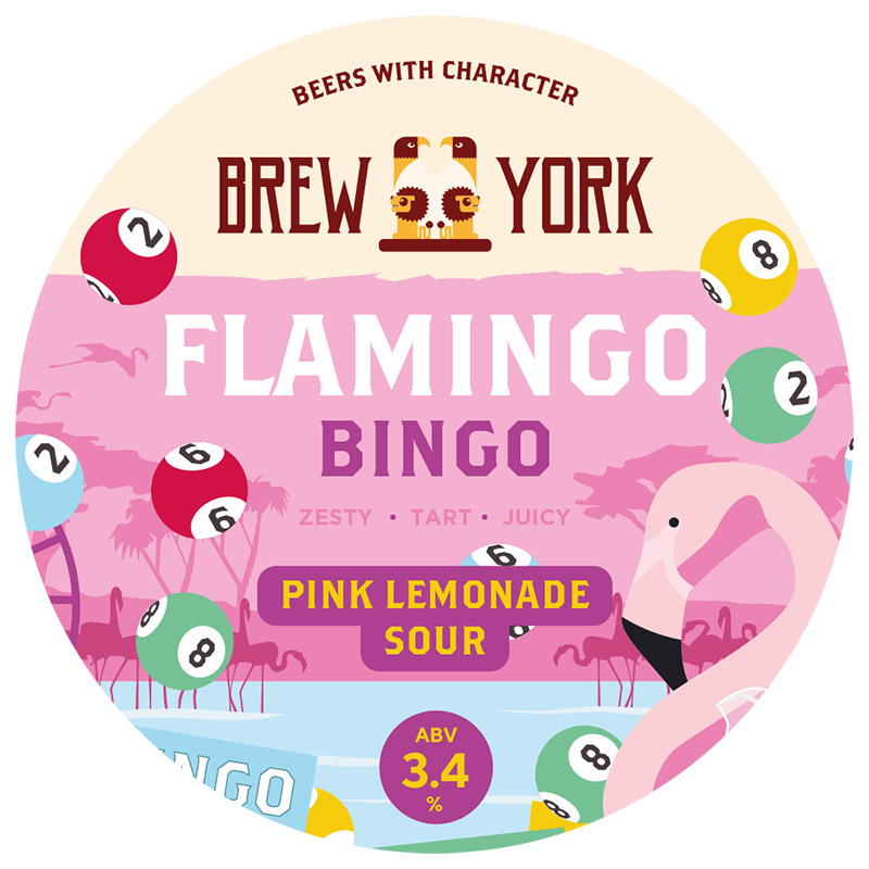 Brew York Flamingo Bingo Pink Lemonade Sour Keg