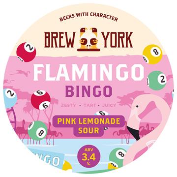 Brew York Flamingo Bingo Pink Lemonade Sour Keg