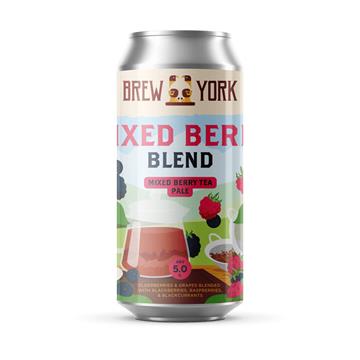 Brew York Mixed Berry Blend Berry Tea Pale Ale Cans