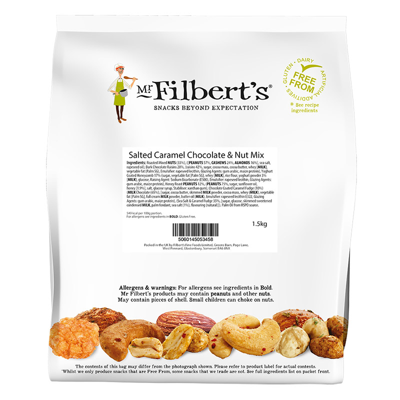 Filberts Salted Caramel Chocolate Nut Mix