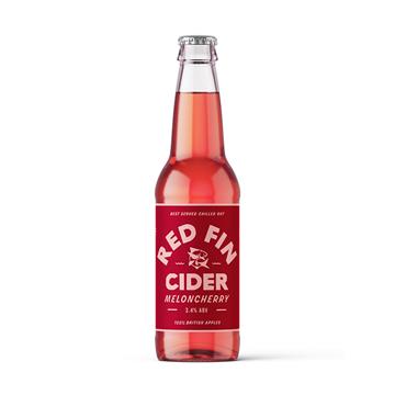 Red Fin Meloncherry Cider Bottles