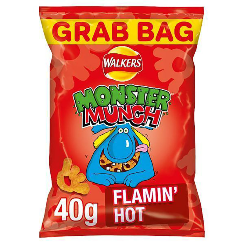 Monster Munch Mega Flaming Hot Crisps