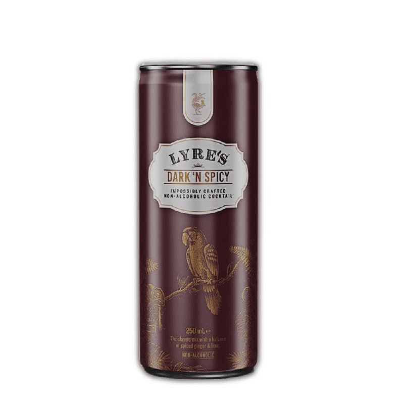 Lyres Non-Alcoholic Dark and Spicy RTD 250ml Cans