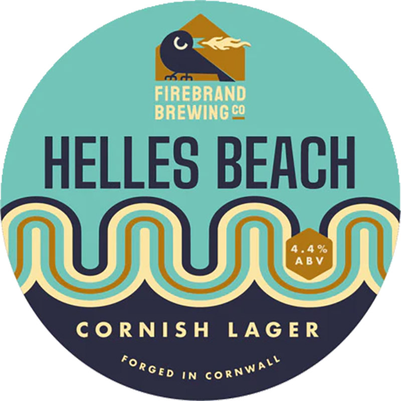 Firebrand Helles Beach Lager Keg